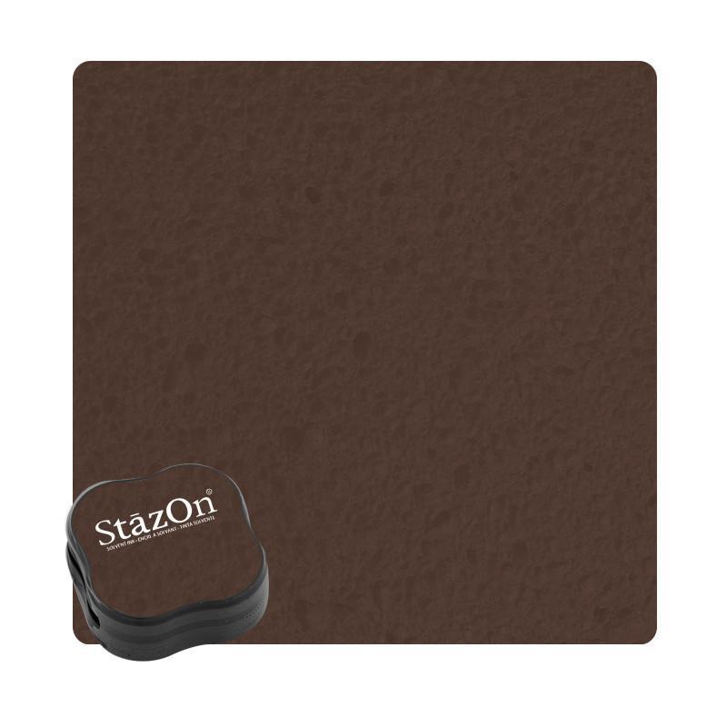 Tsukineko StazOn Solvent Ink Pad Staz On JET BLACK - 5 Bundle. New