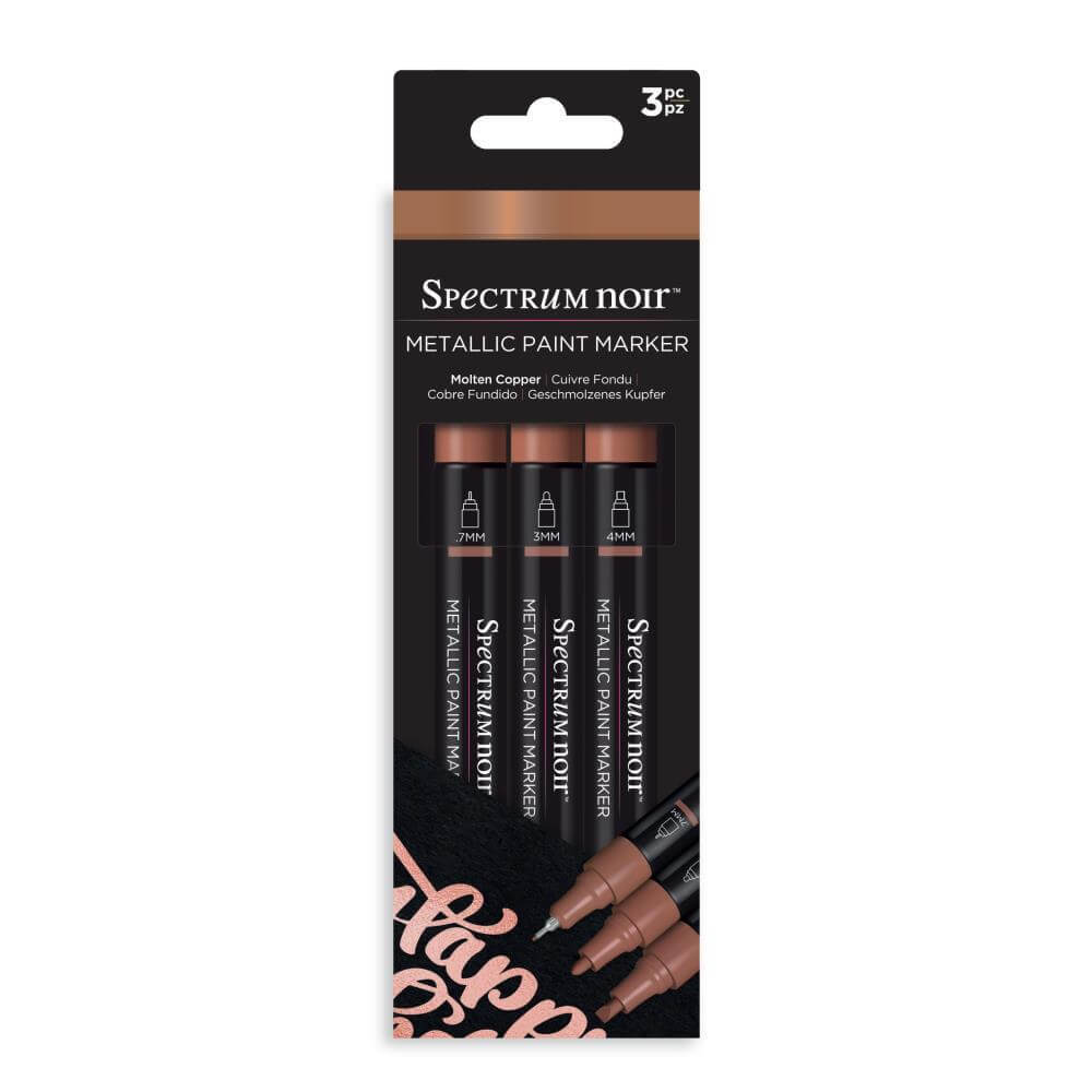 Spectrum Noir Acrylic Paint Marker Set 4/Pkg - Bright