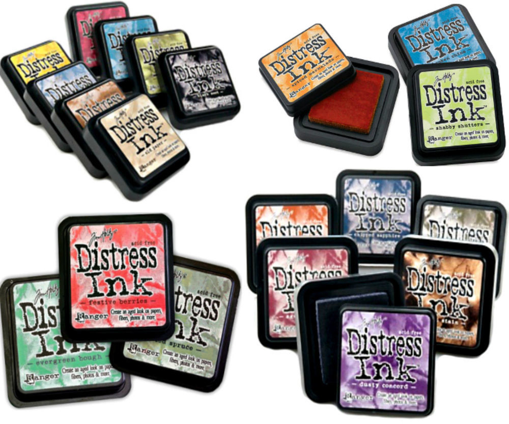 Ranger Ink - Tim Holtz Full Size Distress Ink Pad 3"x3" available in 72 Colours