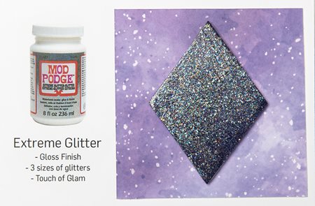 Paperlace - New Modge Podge glitter has just arrived. I hear you asking  what is the difference between Mod Podge Sparkle and Mod Podge Extreme  Glitter? Mod Podge Sparkle has larger hologram