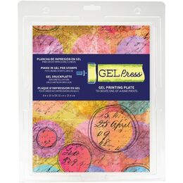 Gel Press Gel Printing Plate 8"X10"