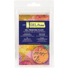 Gel Press Gel Printing Plate 3"X5"