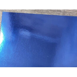 Mirror Foil Cardstock A4 - Blue Azure 1/Pk 275gsm