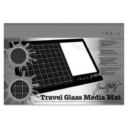 Tim Holtz Travel Glass Media Mat - 10.25"X15.5"