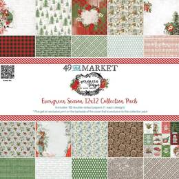 49 & Market Collection Pack 12"X12" - Evergreen Season