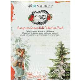 49 & Market Collection Pack 6"X8" - Evergreen Season