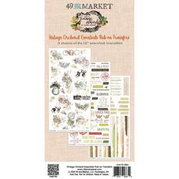 49 And Market Rub-On Transfer Set - Vintage Orchard Essentials