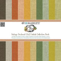 49 & Market Collection Pack 12"X12" - Vintage Orchard Solids