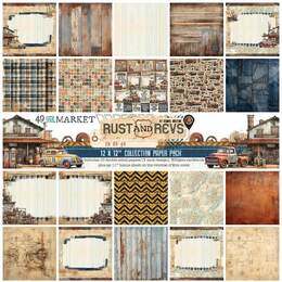 49 & Market Collection Pack 12"X12" - Rust And Revs