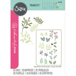 Sizzix Framelits Die Set (25PK) - Happy Holly Days #2 by Catherine Pooler 666730