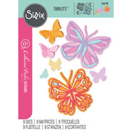 Sizzix Thinlits Die Set 9PK - Spring Wings by Catherine Pooler 666798