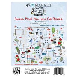49 And Market Mini Laser Cut Outs - By Sea, Summer Porch