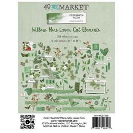 49 and Market Color Swatch: Willow Mini Laser Cut Outs - Elements