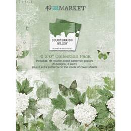 49 And Market Collection Pack 6"X8" - Color Swatch: Willow