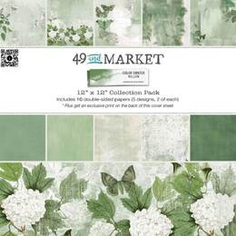 49 And Market Collection Pack 12"X12" - Color Swatch: Willow