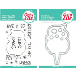 Avery Elle Dies & Stamps Set - Cotton Candy AE1903