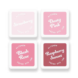 Altenew Fresh Dye Ink Mini Cube Set - Blushberry Bliss ALT10080