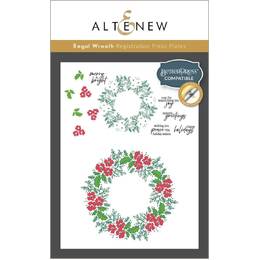 Altenew Registration Press Plate/Foil Plate - Regal Wreath ALT10399