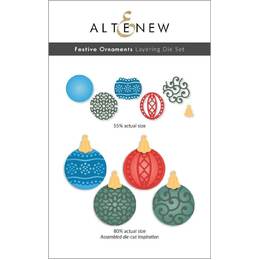 Altenew Layering Dies Set - Festive Ornaments ALT10411