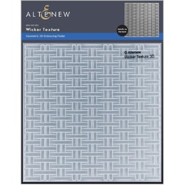 Altenew 3D Embossing Folder - Wicker Texture ALT7661