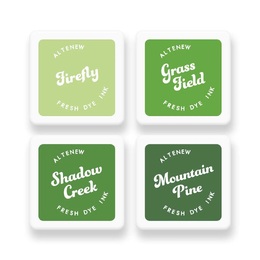 Altenew Fresh Dye Ink Mini Cube Set - Green Valley ALT8319