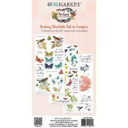 49 And Market Rub-On Transfer Set - Blendable, Birdsong