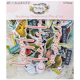 49 And Market Chipboard Mixed Set - Birdsong