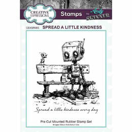 Creative Expressions Bot-ology  Stamp - Spread A Little Kindness (by Andy Skinner)