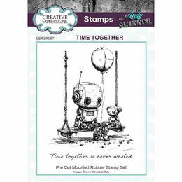 Creative Expressions Bot-ology Stamp - Time Together (by Andy Skinner)