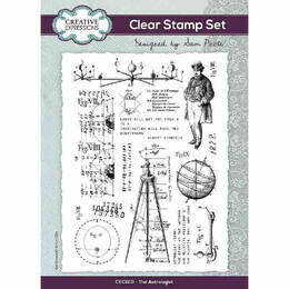 Creative Expressions Clear Stamps by Sam Poole - The Astrologist (6in x 8in)