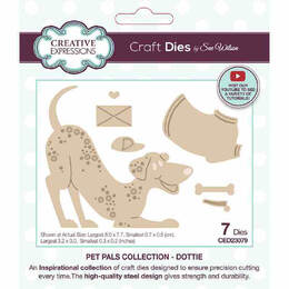 Creative Expressions Pet Pals Craft Dies - Dottie (by Sue Wilson)