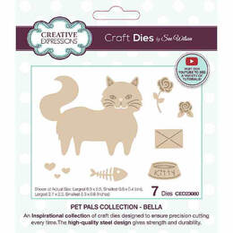 Creative Expressions Pet Pals Craft Dies - Bella (by Sue Wilson)