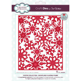 Creative Expressions Dies - Festive Snowflake Floating Frame (by Sue Wilson) CED3292