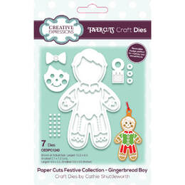 Creative Expressions Paper Cuts Craft Dies - Festive Gingerbread Boy