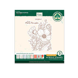 Couture Creations Stamp - Parkside Crafts Collection - Featured Poppies (3pc)