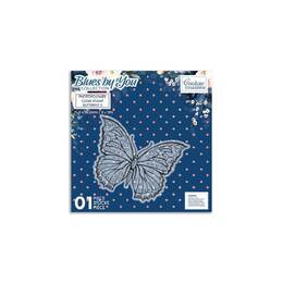 Couture Creations Stamp - Blues by You Collection - Butterfly 2 (1pc)