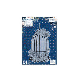 Couture Creations Stamp - Blues by You Collection - Bird Cage (1pc)