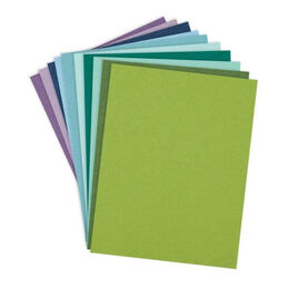 Spellbinders Cool Assortment ColorWheel Cardstock 8.5" x 11" - 20 Sheets CSA-007