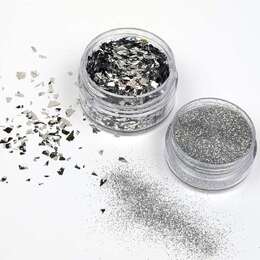 Cosmic Shimmer Spangles Duo Set - Pure Silver