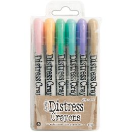 Tim Holtz Distress Halloween Pearlescent Crayon Set #5 (TSHK84341