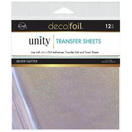 Deco Foil Transfer Sheets, Silver –