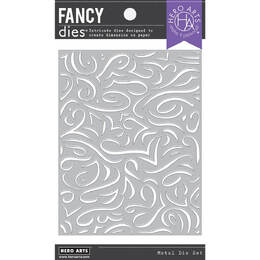 Hero Arts Fancy Dies - Swirls Confetti DF217