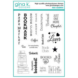 Gina K Designs Clear Stamps - Make a Bookmark