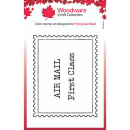 Woodware Clear Stamps Singles - Empty Postage Stamp (3in x 4in)