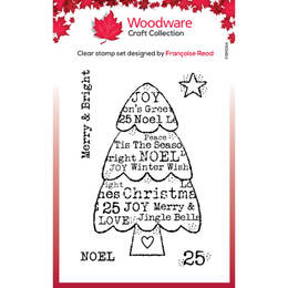 Woodware Clear Stamps Singles - Tree Wishes (3in x 4in)