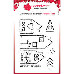 Woodware Clear Stamps Singles - Nordic Houses (3in x 4in)