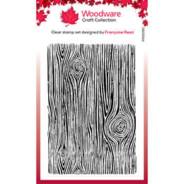 Woodware Clear Stamps Singles - Woodgrain (4in x 6in)