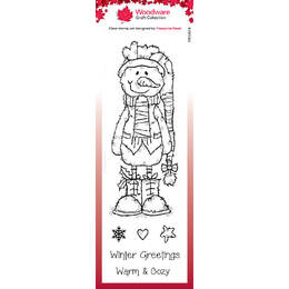 Woodware Clear Stamps Singles - Winter Boots (8in x 2.6in)