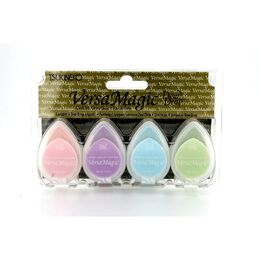 Tsukineko VersaMagic Dew Drop Ink Pad Set - Pretty Pastel (4pcs)