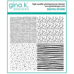 Gina K Designs Clear Stamps - Beautiful Patterns Background Stamp